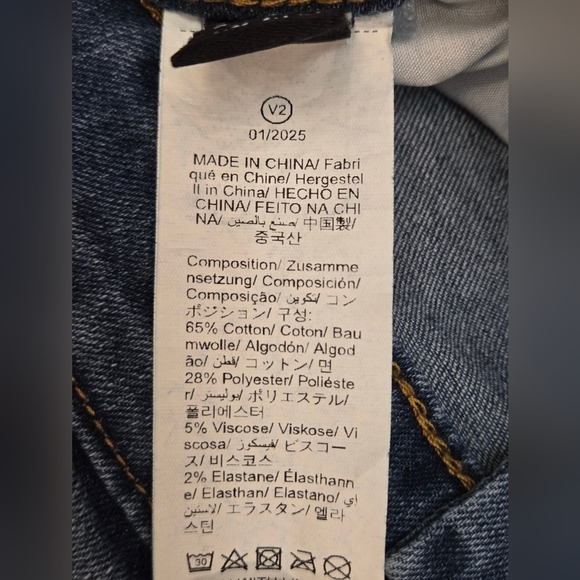 Bleu Womens Boot Cut Jeans Size Small (4) With Belt And Ruffled Top. New W/ Tags - Picture 9 of 16